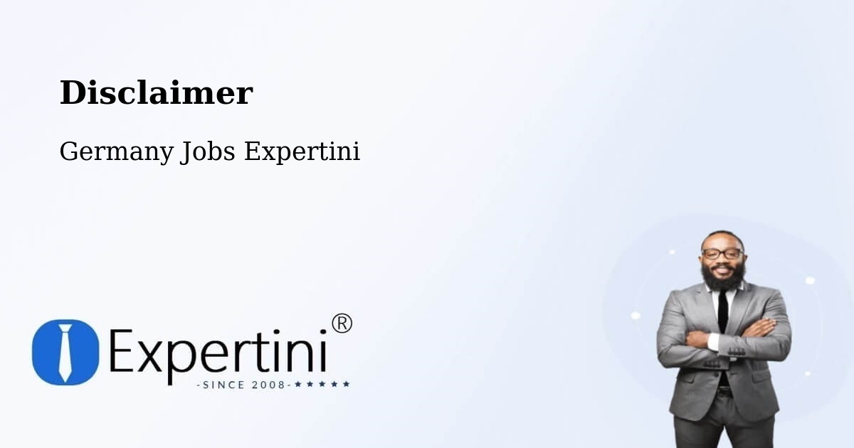 Disclaimer – Bonn - Germany Jobs Expertini