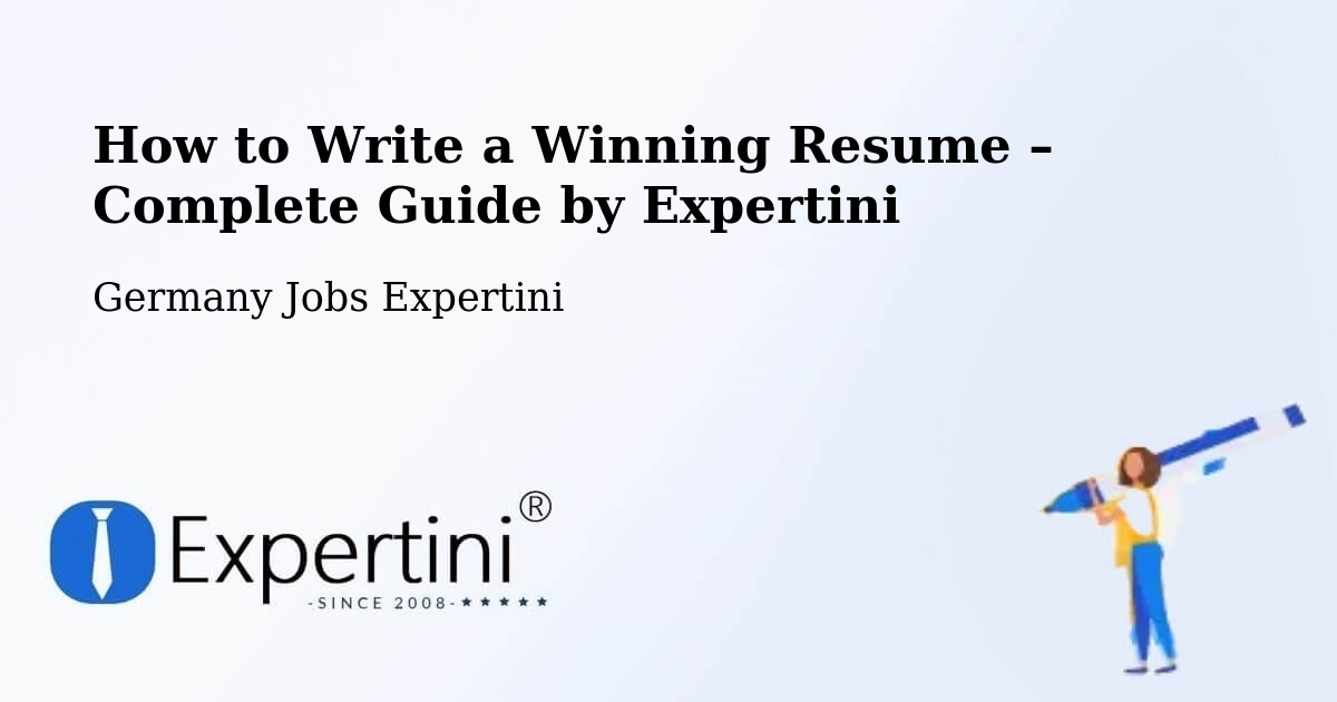 Resume Writing Guide for Job Seekers – Bonn - Bonn, Germany Jobs Expertini